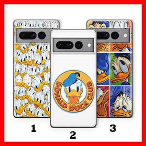 DONALD DuCK 3 Phone Case For Google Pixel 6 6A 7 7A 8 8A 9 9A Pro XL Models Disney Cartoon Castle Daisy Duck Mickey Mouse Disneyland Cute
