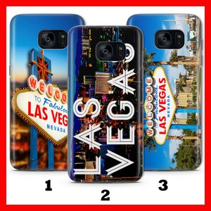 Las Vegas 1 Custodia per telefono cellulare per Samsung Galaxy S5 S6 S7 S8 S9 EdGE PLuS LtE NEO USA Stati Uniti d'America Nevada State Sin City Gioco d'azzardo