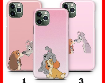 Dame und der Vampir 3 Telefon Fall für Apple iPhone 11 12 13 14 15 16 e 17 Air PRO Plus Mini Max Disney Cartoon Hund Hunde Cute Love Story
