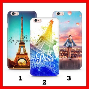 PARIS 1 Apple iPhone 5 SE 2020 2022 6 7 8 Xs Xr MaX PLuS Etui na telefon Francja Paryż Miasto Miłości Romans Wieża Eiffla Francuska Miłość Luwr