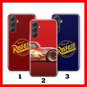 Cars 6 Phone Case Cover For Samsung A13 A14 A15 A16 A25 A26 A33 A34 A35 A36 A53 A54 A55 A56 A72 A73 + More Models Disney Cartoon Lightning
