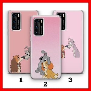 Lady And The Tramp 3 HUAWEi P9 P10 P20 P30 P40 LiTE PRO PLuS LG G5 G6 Phone Case Cover inspired by Disney Cartoon Dog Dogs Cute Love Story