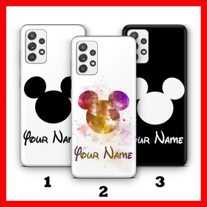 Custodia per telefono personalizzata 1 HUAWEI P9 P10 P20 P30 P40 LiTE PRO PLuS LG G5 G6 ispirata al cartone animato Disney con il tuo nome e testo