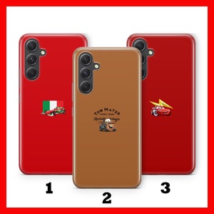 Cars 7 Phone Case Cover For Samsung A13 A14 A15 A16 A25 A26 A33 A34 A35 A36 A53 A54 A55 A56 A72 A73 + More Models Disney Cartoon Lightning