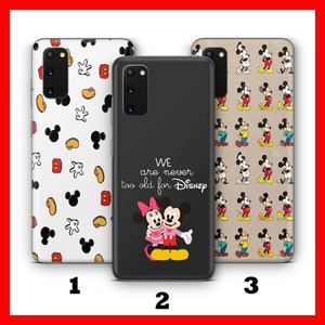 Custodia per telefono Mickey Mouse 2 per Samsung Galaxy S20 S21 S22 S23 S24 FE S25 Plus Ultra Disney Cartoon Castle Minnie Mouse Classic Mouse