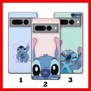 Stitch K8 Phone Case For Google Pixel 6 6A 7 7A 8 8A 9 9A Pro XL Models Disney Cartoon Character Alien Creature Dog Panda Friend