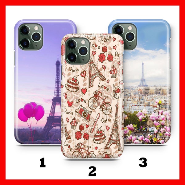 PARiS 3 Apple iPHONE 11 12 13 14 15 Plus PRO MiNI MaX Phone Case Cover France Paris City Of Love Romance Eiffel Tower French Amore Louvre