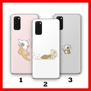 Cubone 3 Telefoon Case Cover Voor Samsung Galaxy S20 S21 S22 S23 S24 FE S25 Plus Ultra Modellen Stripfiguur uit Ball Fight Hero