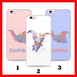 DUMBO 1 Apple iPHONE 5 SE 2020 2022 6 7 8 Xs XR MaX PLuS Custodia per telefono ispirata al cartone animato Disney Castello Orecchie grandi Elefante Circo Carino