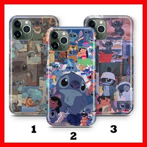 Funda para teléfono Stitch K5 para Apple iPhone 11, 12, 13, 14, 15, 16 Plus, PRO, MiNI, MAX, Disney, personaje de dibujos animados, criatura alienígena, perro, panda, amigo