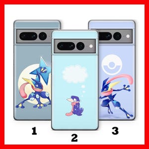 Greninja 1 Telefoon Geval Voor Google Pixel 6 6A 7 7A 8 8A 9 9A Pro XL Modellen Stripfiguur Hero Van Ball Fight Figuur Hero Animal