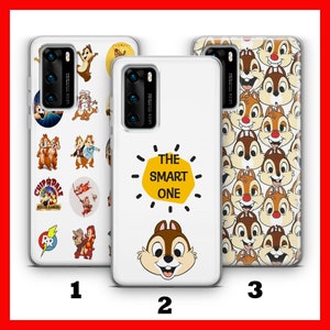 Custodia per telefono cellulare per HUAWEi P9 P10 P20 P30 P40 LiTE PRO PLuS LG G5 G6 ispirata al cartone animato Disney Two Chipmunks Rescue Rangers