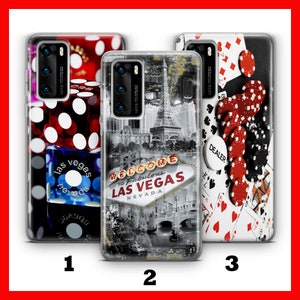 Las Vegas 2 HUAWEi P9 P10 P20 P30 P40 LiTE Pro PLuS LG G5 G6 Coque de portable États-Unis États-Unis d'Amérique État du Nevada Sin City Jeux
