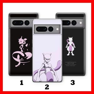 Mew 5 Telefoon Geval Voor Google Pixel 6 6A 7 7A 8 8A 9 9A Pro XL Modellen stripfiguur Hero Van Ball Fight Figuur Hero Animal