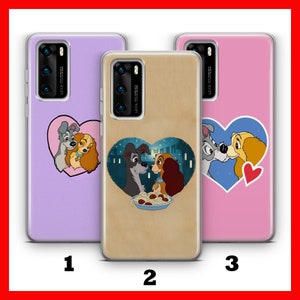 Lady And The Tramp 2 HUAWEi P9 P10 P20 P30 P40 LiTE PRO PLuS LG G5 G6 Phone Case Cover inspired by Disney Cartoon Dog Dogs Cute Love Story