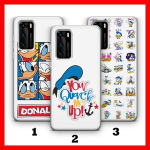 DONALD DuCK 2 HUAWEi P9 P10 P20 P30 P40 LiTE PRO PLuS LG G5 G6 Custodia per telefono ispirata al castello dei cartoni animati Disney Paperina Topolino