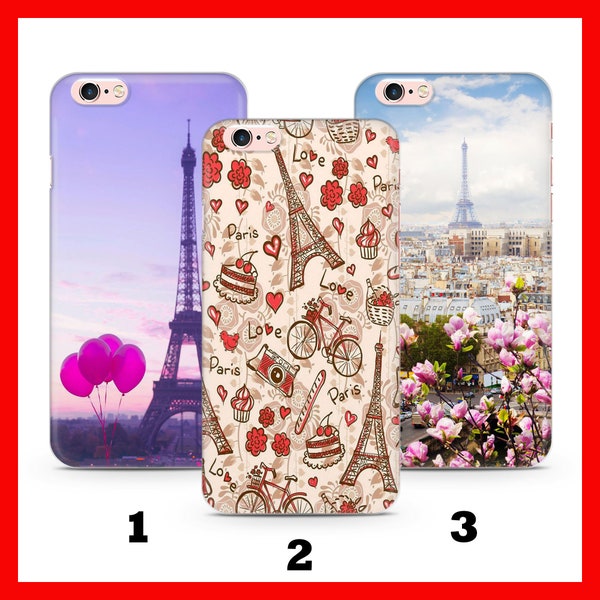 PARiS 3 Apple iPHONE 5 SE 2020 2022 6 7 8 Xs Xr MaX PLuS Phone Case Cover France Paris City Of Love Romance Eiffel Tower French Amore Louvre