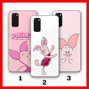 Funda PiGLET 2 para Samsung Galaxy S20, S21, S22, S23, S24 FE, S25 Plus Ultra, Disney, dibujos animados, Winnie the Pooh, Tigger, Piggy Pig, Oink