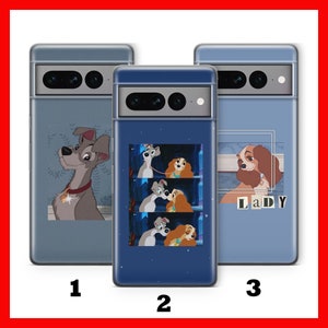 Lady And The Tramp 6 Phone Case For Google Pixel 6 6A 7 7A 8 8A 9 9A Pro XL Models Disney Cartoon Dog Dogs Cute Love Story