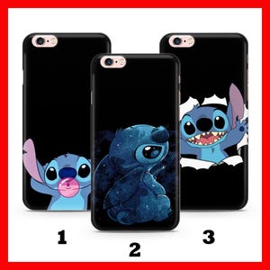 Funda para teléfono Stitch K1 para Apple iPhone 5 SE 2020 2022 6 7 8 Xs XR MaX PLuS Modelos Personaje de dibujos animados de Disney Criatura alienígena Perro Panda