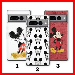 MiCKEY MOUSE 1 Phone Case For Google Pixel 6 6A 7 7A 8 8A 9 9A 10 Pro XL Disney Cartoon Castle Minnie Mouse Classic Mice