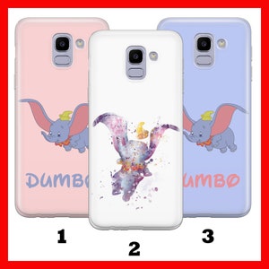 Custodia per telefono DUMBO 1 per Samsung Galaxy A3 A5 A6 A7 A8 J3 J5 J6 J7 Disney Cartoon Castle Big Ear Elephant From Circus Cute