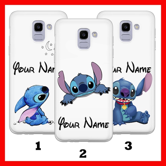 Lilo and Stitch Personalised 2 Phone Case Cover for Samsung Galaxy A3 A5 A6  A7 A8 J3 J5 J6 J7 Disney Cartoon With Your Name or Text - Etsy