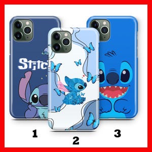 Capa de telefone Stitch K9 para Apple iPhone 11 12 13 14 15 16 Plus PRO MiNI MAX Personagem de desenho animado da Disney Criatura alienígena Cachorro Panda Amigo