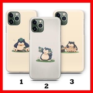Snorlax 1 Phone Case Cover For Apple iPHONE 11 12 13 14 15 16 Plus PRO MiNI MAX Cartoon Character Hero From Ball Fight Figure Hero Animal