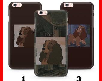Lady und der Strolch 4 Apple iPHONE 5 SE 2020 2022 6 7 8 Xs XR MaX PLUS Handyhülle inspiriert von Disney Cartoon Dog Dogs Cute Love Story