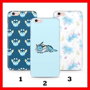 Vaporeon 1 Phone Case Cover For Apple iPHONE 5 SE 2020 2022 6 7 8 Xs XR MaX PLuS Models  Cartoon Character Hero From Ball Fight Hero