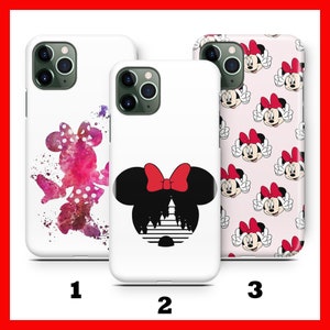 Custodia per telefono MiNNIE MOUSE 2 per Apple iPHONE 11 12 13 14 15 16 Plus PRO MiNI MAX Disney Cartoon Castle Micky Mouse Classic Mice