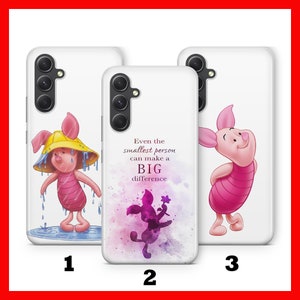 Funda para teléfono PiGLET 1 para Samsung A13, A14, A15, A16, A25, A26, A33, A34, A35, A36, A53, A54, A55, A56, A72, A73 y más modelos de Disney Piggy Pig Oink