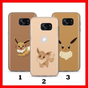 Eevee 2 Telefoon Case Cover Voor Samsung Galaxy S5 S6 S7 S8 S9 Edge PLus LtE NEO Modellen Stripfiguur Held van Ball Fight Hero