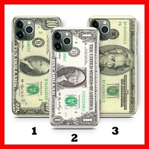 MONEY 3 Custodia per telefono per Apple iPHONE 11 12 13 14 15 16 Plus PRO MiNI MaX USD Dollaro Banconota 1 10 20 Contanti America Ricco Regalo Potere