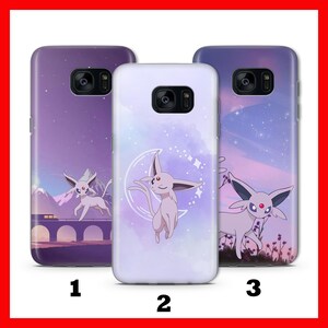 Espeon 2 Telefoon Case Cover Voor Samsung Galaxy S5 S6 S7 S8 S9 Edge PLuS LtE NEO Modellen Stripfiguur Held van Ball Fight Hero