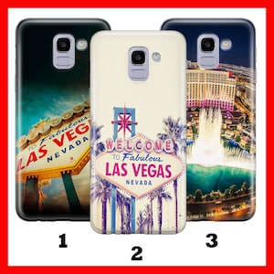 Las Vegas 3 Telefoon Case Cover Voor Samsung Galaxy A3 A5 A6 A7 A8 J3 J5 J6 J7 VS Verenigde Staten Nevada State Sin City Gokken