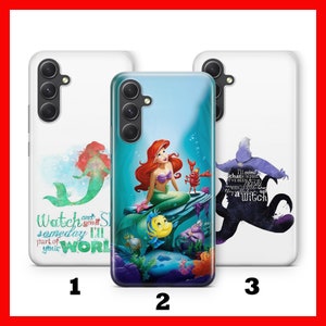 LITTLE MERMAiD 3 Telefoon Case Cover Voor Samsung A13 A14 A15 A16 A25 A26 A33 A34 A35 A36 A53 A54 A55 A56 A72 A73 + Meer Modellen Disney Cartoon