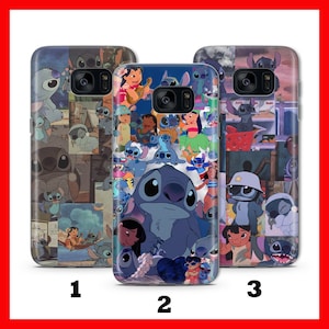 Funda para teléfono Stitch K5 para Samsung Galaxy S5 S6 S7 S8 S9 Edge PLuS LtE NEO Modelos Disney Personaje de dibujos animados Criatura extraterrestre Perro Panda