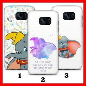 Custodia per telefono DUMBO 2 per Samsung Galaxy S5 S6 S7 S8 S9 EdGE PLuS LtE NEO Disney Cartoon Castle Big Ear Elephant From Circus Cute
