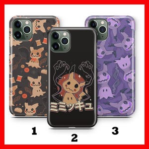 Mimikyu 1 Telefoon Case Cover Voor Apple iPHONE 11 12 13 14 15 16 Plus PRO Mini MAX Stripfiguur Hero From Ball Fight figuur Hero Animal