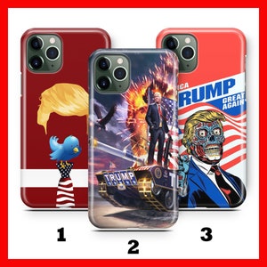 TRUMP 3 Custodia per telefono per Apple iPHONE 11 12 13 14 15 16 Plus PRO MiNI MaX USA Presidente Stati Uniti America Donald Trump Great Again