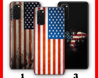 Drapeau des états-unis 1 housse de téléphone pour Samsung Galaxy S20 S21 FE S22 S23 S24 S10 PLuS Ultra états-unis amérique Union Stripes étoiles drapeau américain