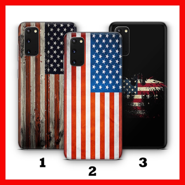 USA Flag 1 Phone Case Cover For Samsung Galaxy S20 S21 FE S22 S23 S24 S10 PLuS Ultra United States America Union Stripes Stars American Flag