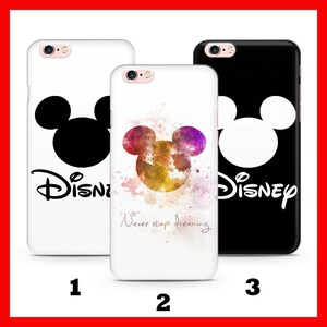 Custodia per telefono Mickey Mouse 7 Apple iPhone 5 SE 2020 2022 6 7 8 Xs XR MaX Plus ispirata al castello dei cartoni animati Disney Minnie Mouse Classic Mice