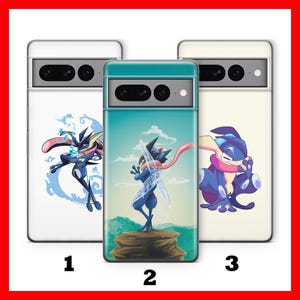 Greninja 3 Telefoon Geval Voor Google Pixel 6 6A 7 7A 8 8A 9 9A Pro XL Modellen Stripfiguur Hero Van Ball Fight Figuur Hero Animal