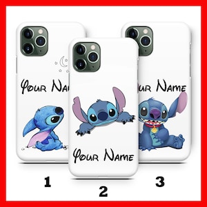 LiLO And STiTCH PERSONALiSED 2 Phone Case Cover For Apple iPHONE 11 12 13 14 15 16 Plus PRO MiNI MAX Disney Cartoon With Ur Name Custom Text