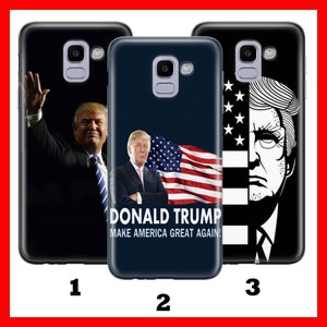 TRUMP 2 Custodia per telefono Samsung Galaxy A3 A5 A6 A7 A8 J3 J5 J6 J7 USA Presidente degli Stati Uniti d'America Donald Trump Great Again