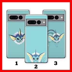 Vaporeon 2 Telefoon Geval Voor Google Pixel 6 6A 7 7A 8 8A 9 9A Pro XL Modellen stripfiguur Hero Van Ball Fight Figuur Hero Animal