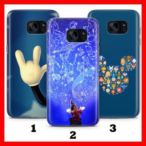 Custodia per telefono Mickey Mouse 4 per Samsung Galaxy S5 S6 S7 S8 S9 EdGE PLUS LtE NEO Disney Cartoon Castle Minnie Mouse Classic Mice